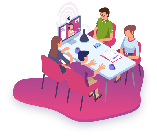 situation sur la réunion professionnelle